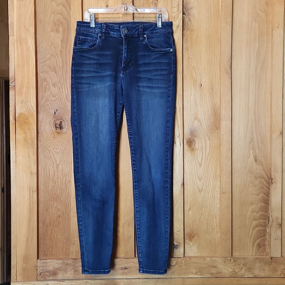 Kut from the Kloth Donna High Rise Ankle Skinny Jeans, Size 2, Blue Wash Denim